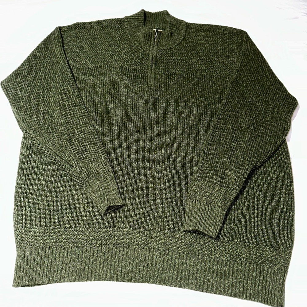 Men's Olive Green Redhead Knit Sweater